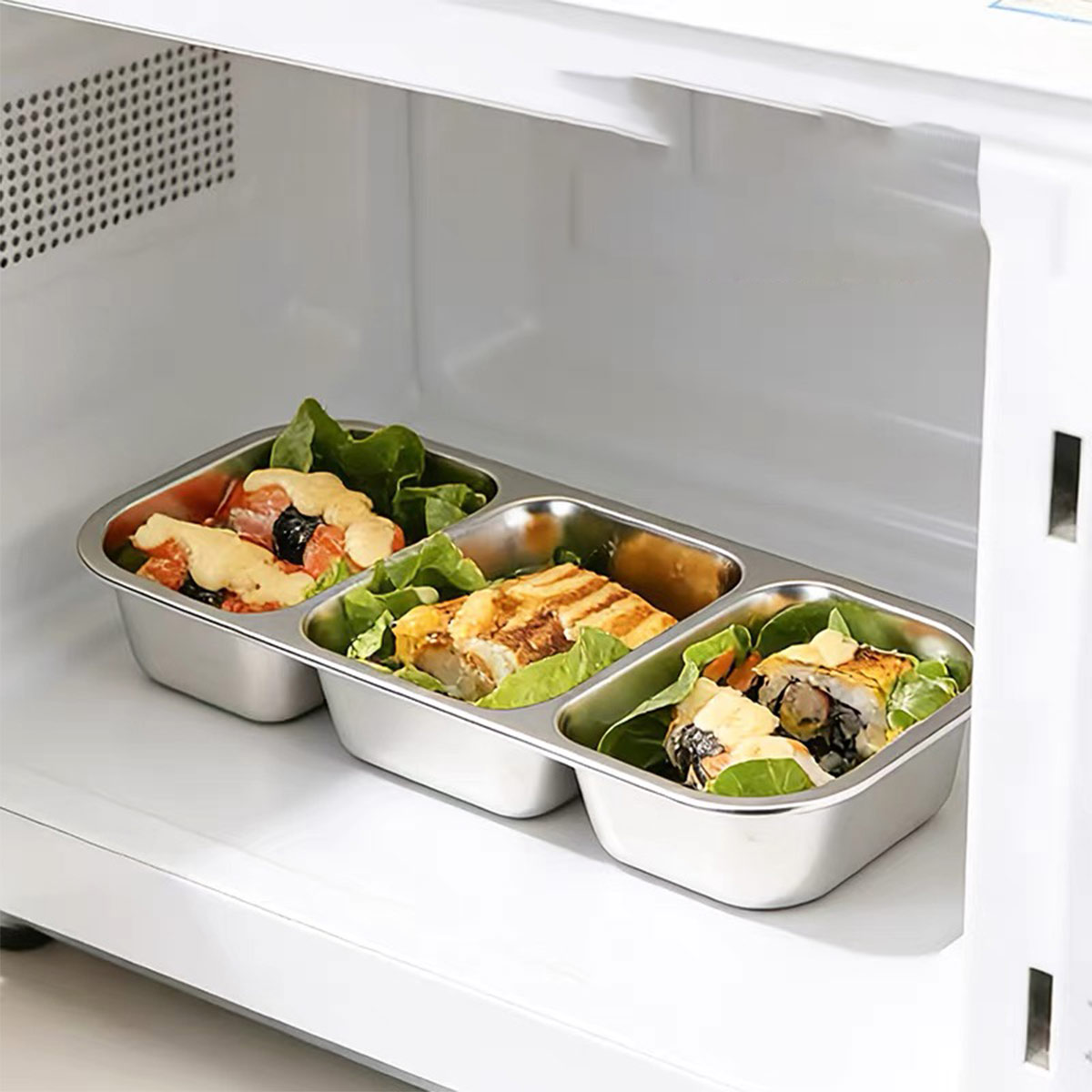 Stainless Steel Food Storage B - Food Storage Oven Safe 评论和价格