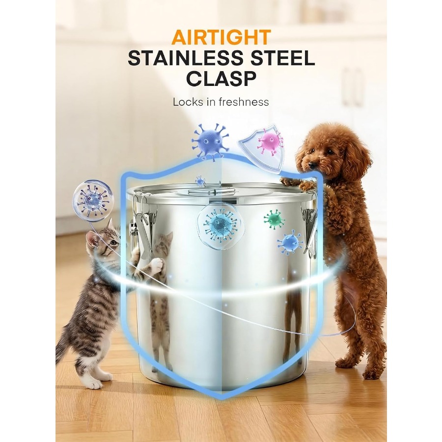35LBS Airtight Stainless Steel - Food Storage Containers 评论和价格