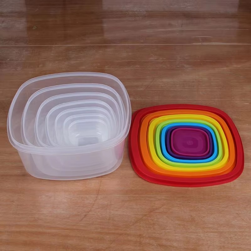 Rainbow 7pcs Food Container Pl - Food Storage Containers 评论和价格