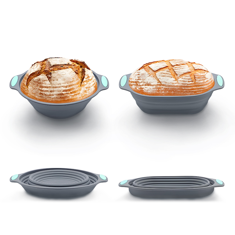 1PC Silicone Foldable Banneton - Food Storage With Dividers 评论和价格