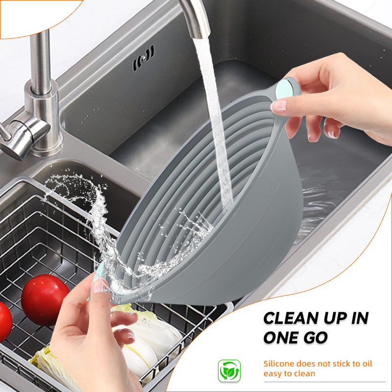 1PC Silicone Foldable Banneton - Food Storage With Dividers 评论和价格