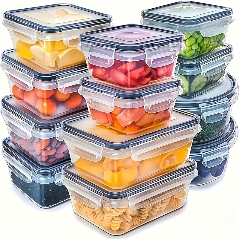 8Pcs Set Includes 4 Containers - Food Storage With Dividers 评论和价格