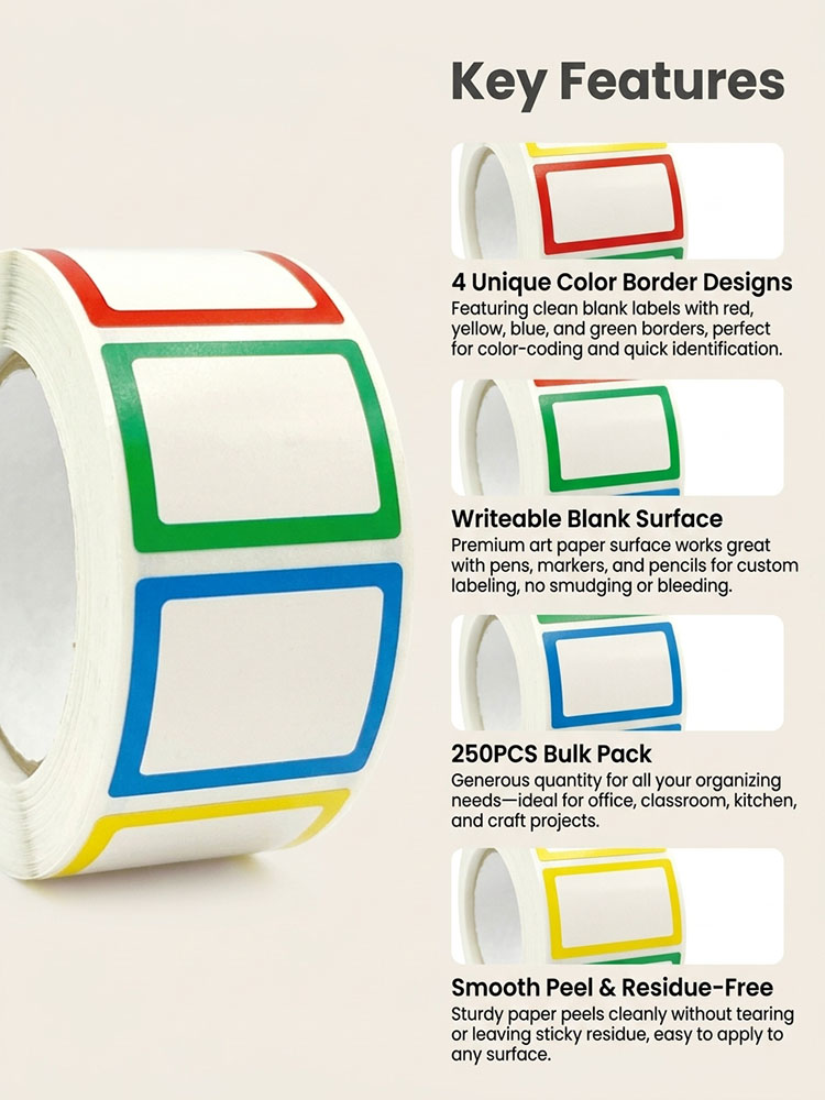 250Pcs/Roll Name Storage Books - Food Storage Labels 评论和价格