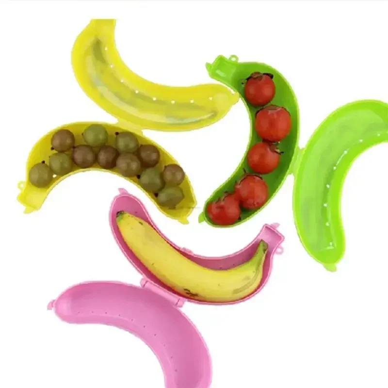 Durable Plastic Banana Contain - Food Storage Meals 评论和价格