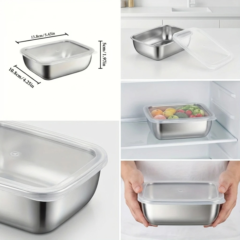 6PCS Stainless Steel Food Stor - Food Storage Meals 评论和价格