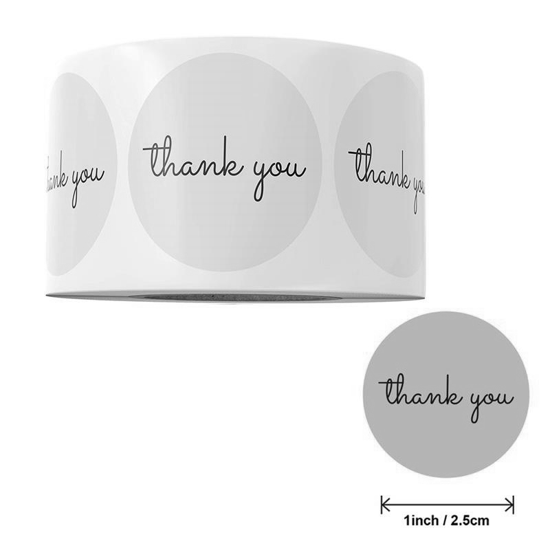 500 Thank You Stickers Roll 25 - Food Storage Labels 评论和价格