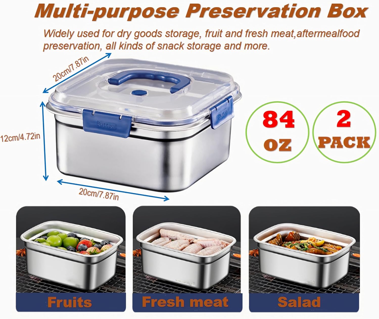 Leakproof Stainless Steel Food - Food Storage Oven Safe 评论和价格