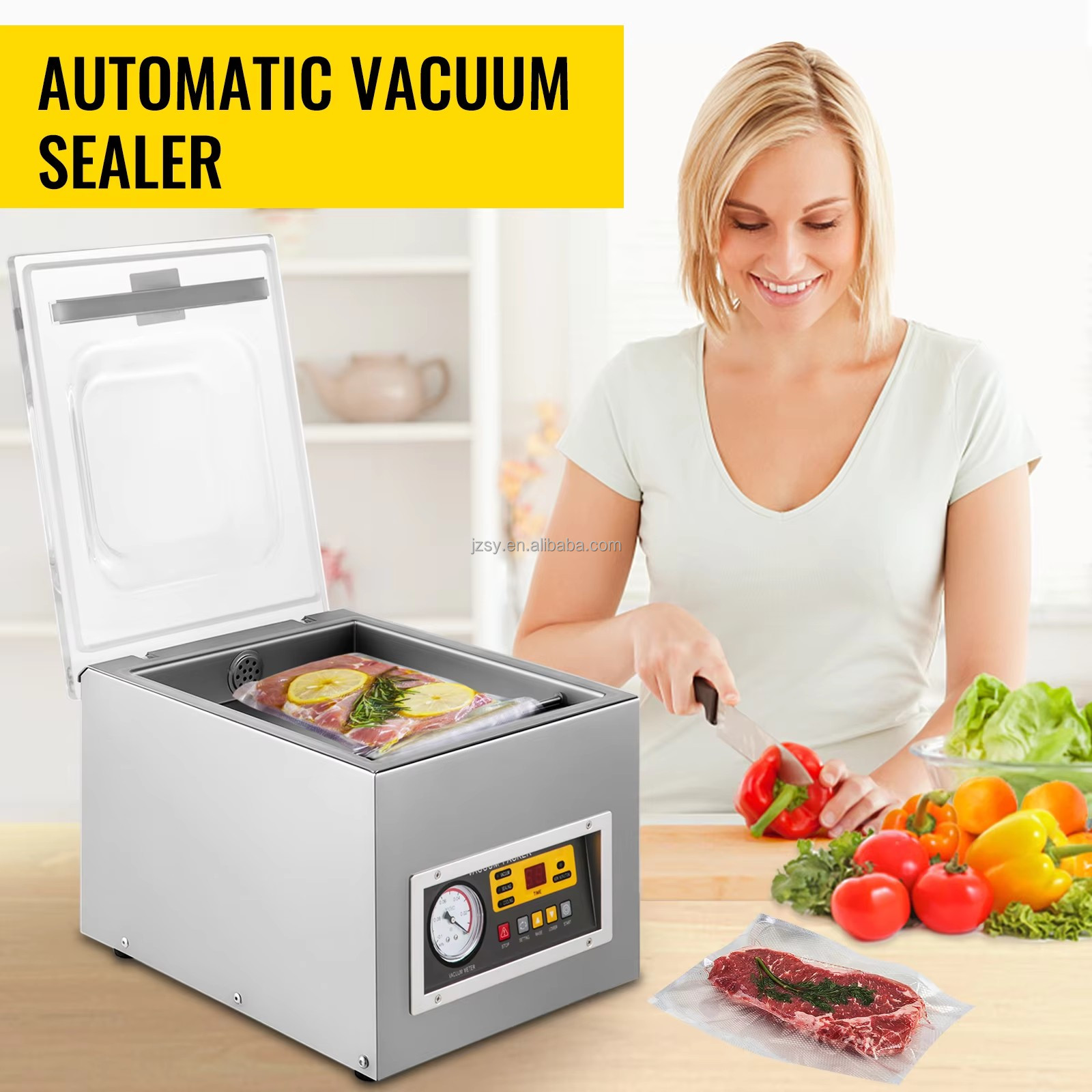 Vacuum Packing Machine Commerc - Food Storage Bag 评论和价格